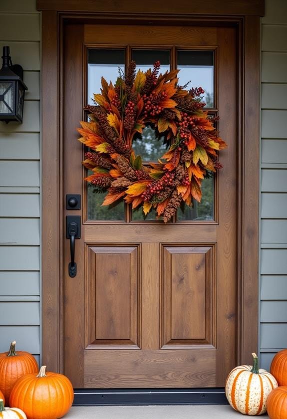 fall themed wreath designs