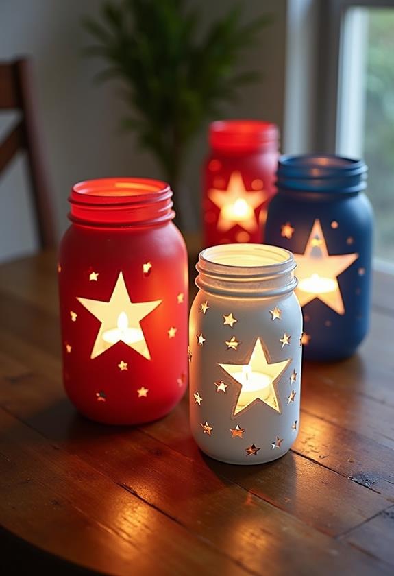 festive american themed decorations