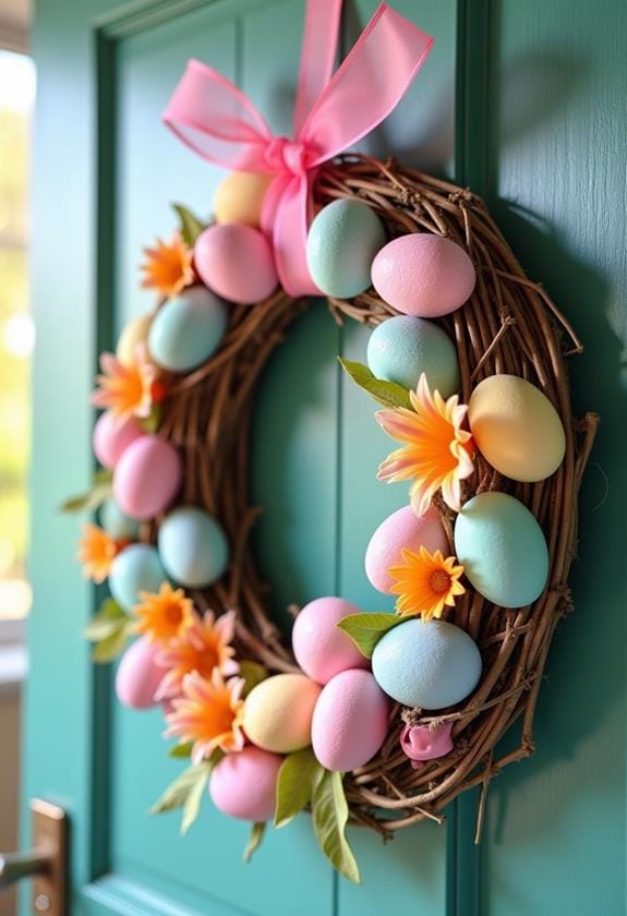 festive easter egg decor