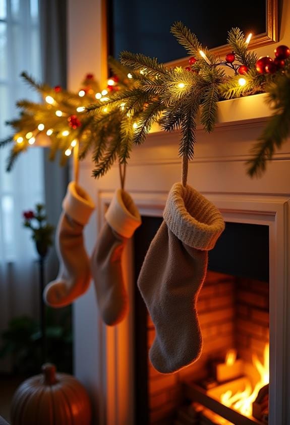 festive fireplace decoration ideas