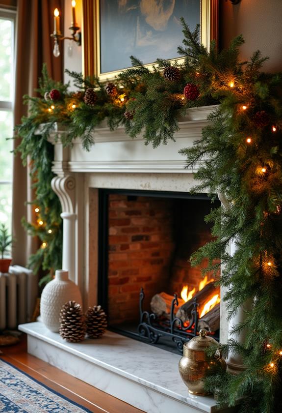 festive garland decorating ideas