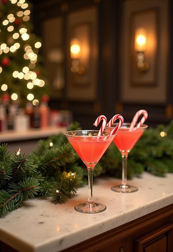 festive holiday drink accessories