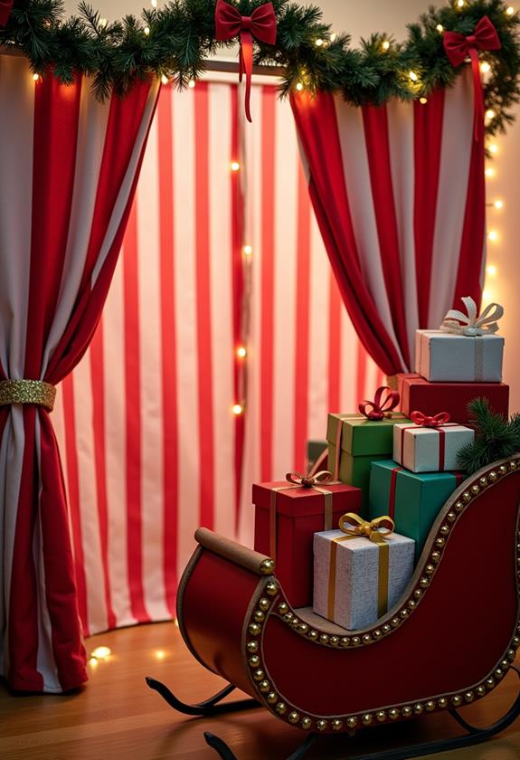 festive holiday photo experience