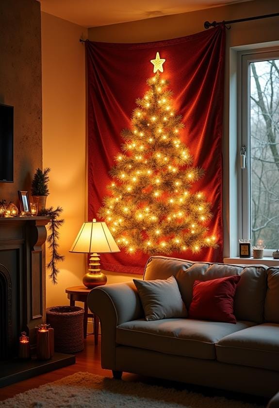 festive holiday wall decor