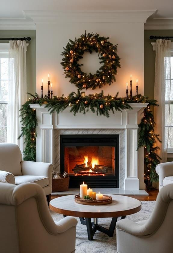 festive hula hoop decor