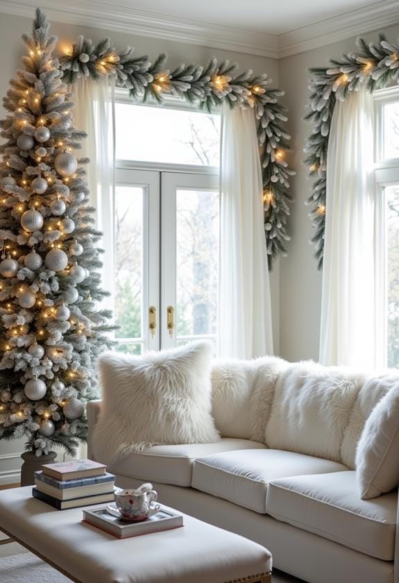 festive illuminated light display