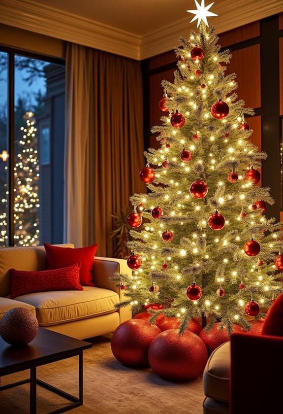 festive lights and displays