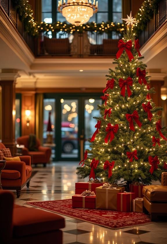 festive lobby decoration tips