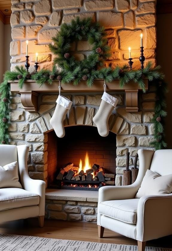 festive mantel decor ideas