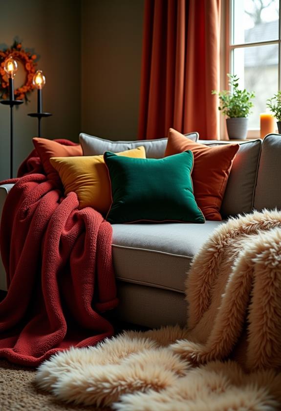 festive multicolored textured layers