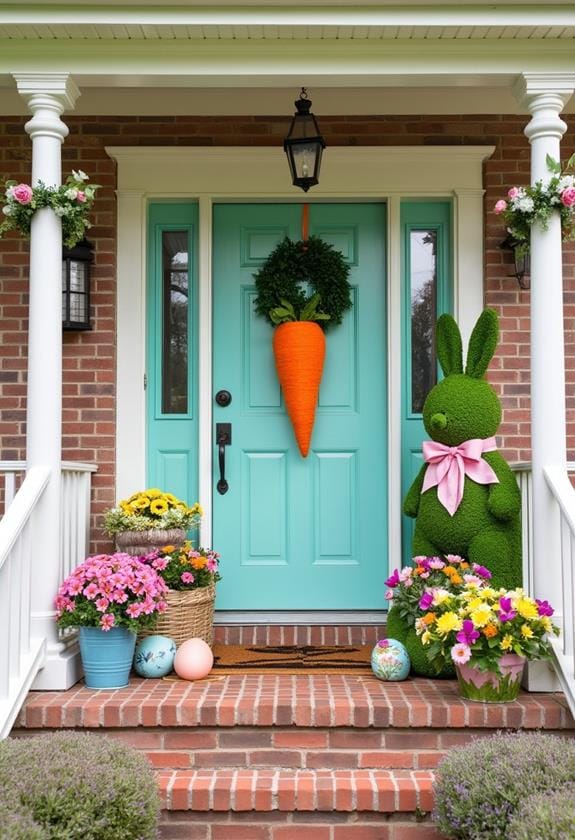 festive outdoor easter decor ideas