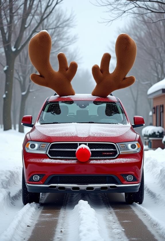 festive reindeer holiday symbol