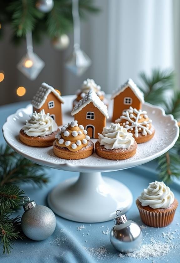 festive seasonal dessert arrangements