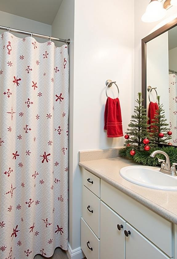 festive shower curtain designs