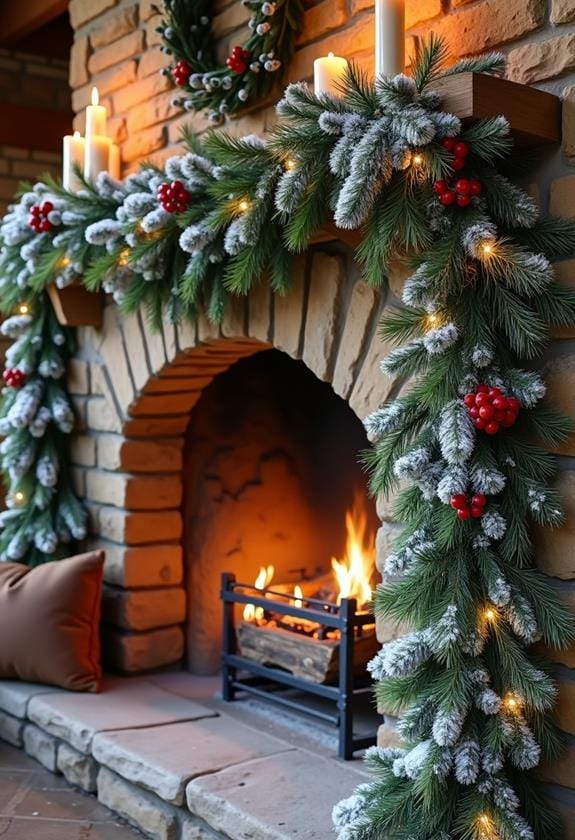 festive winter decor arrangement