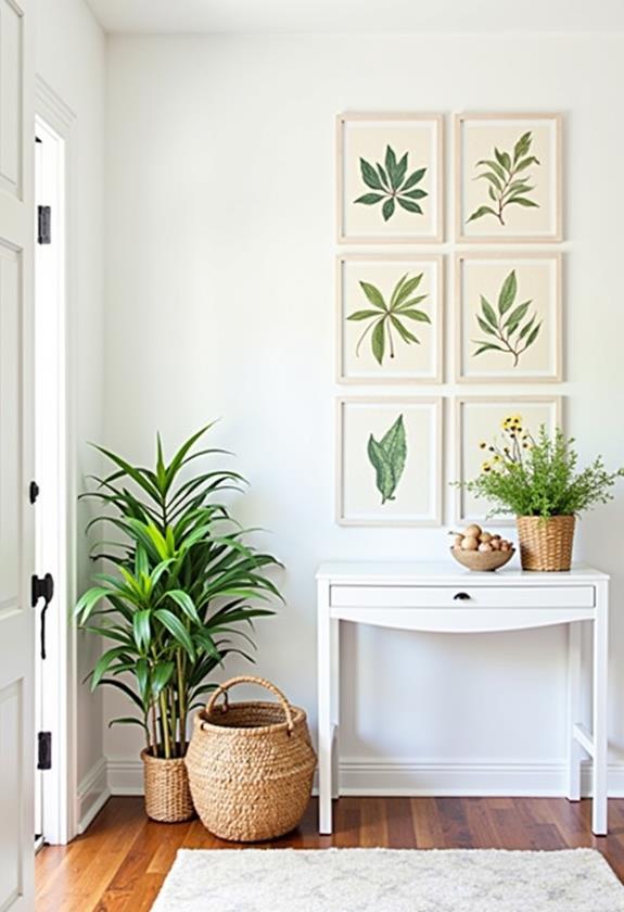 floral artwork display collection
