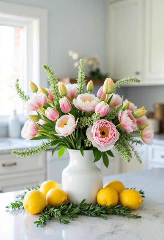 floral display centerpieces design
