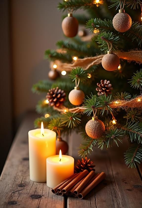 fragrant cinnamon stick candles