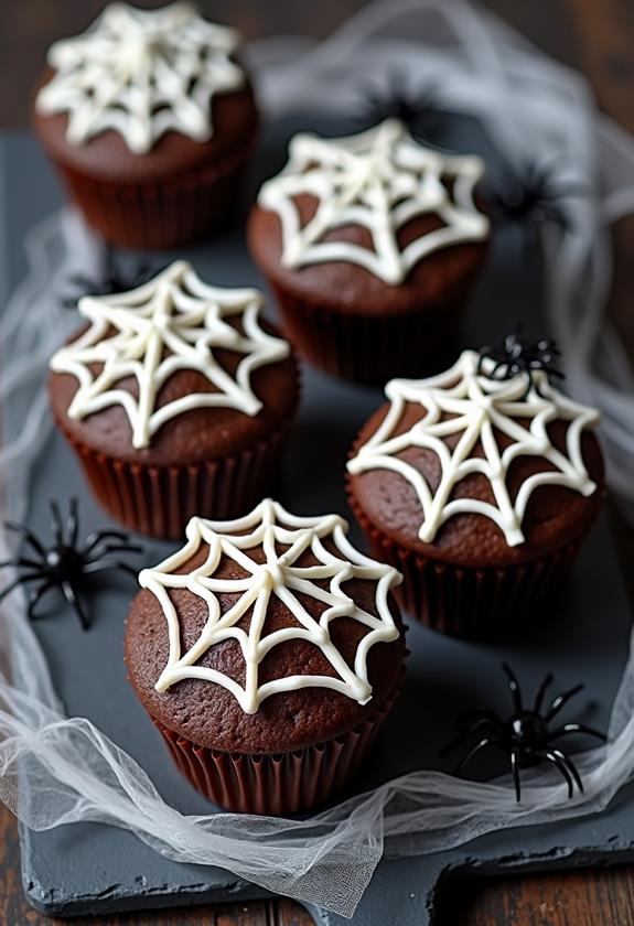 frosted spider web patterns
