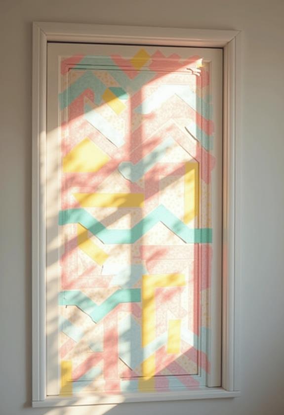 geometric washi tape creations