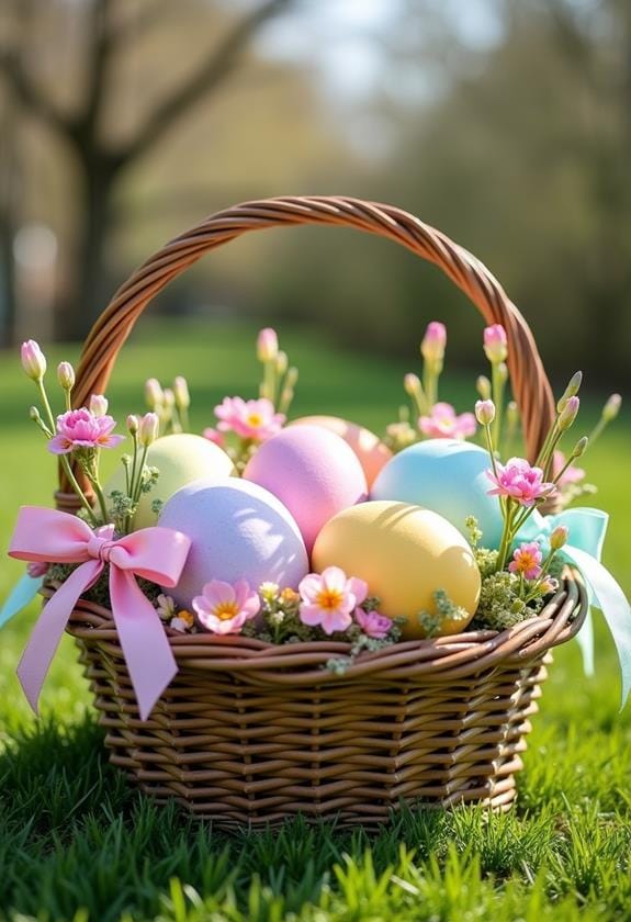 giant easter basket decor