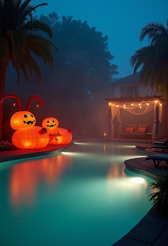 giant inflatable pool creatures