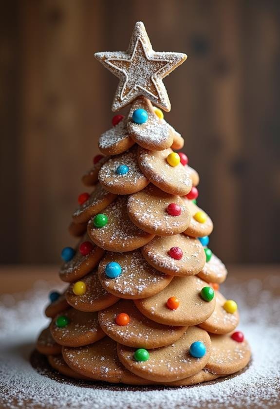 gingerbread star cake decoration