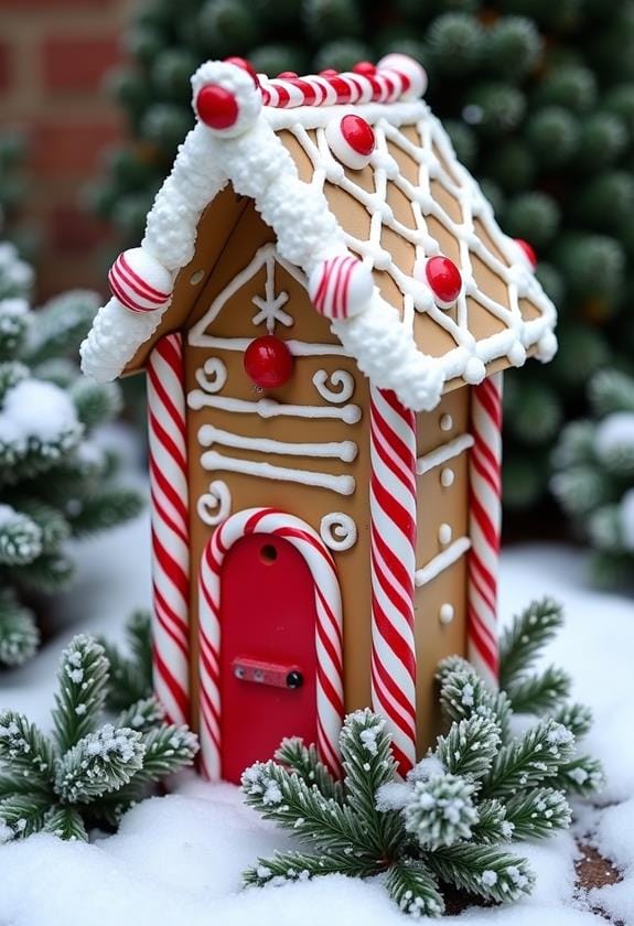 gingerbread themed holiday decorations