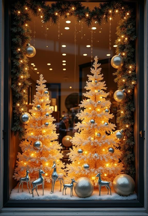 glamorous gold silver theme