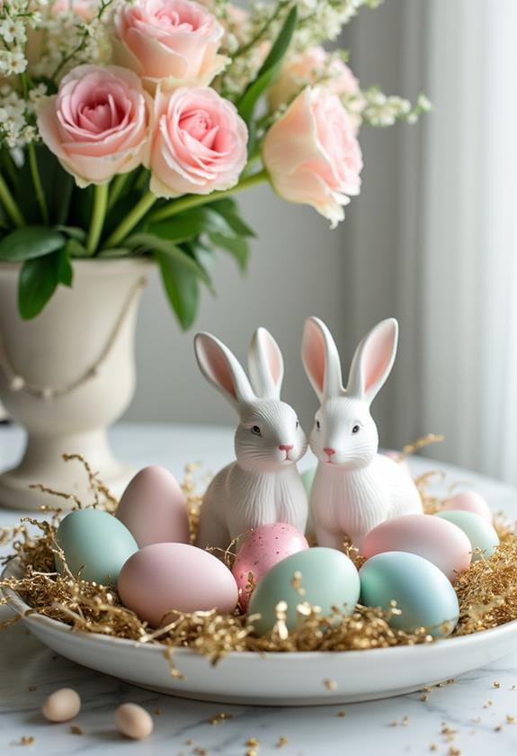 gorgeous easter tray display