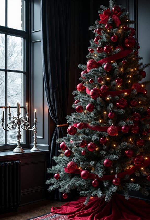 gothic themed holiday decor ideas
