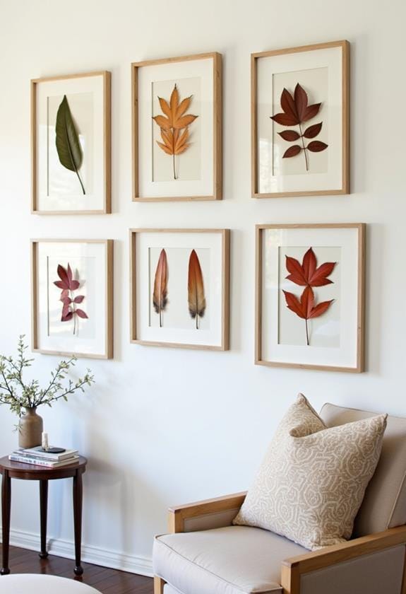 gratitude inspired art display