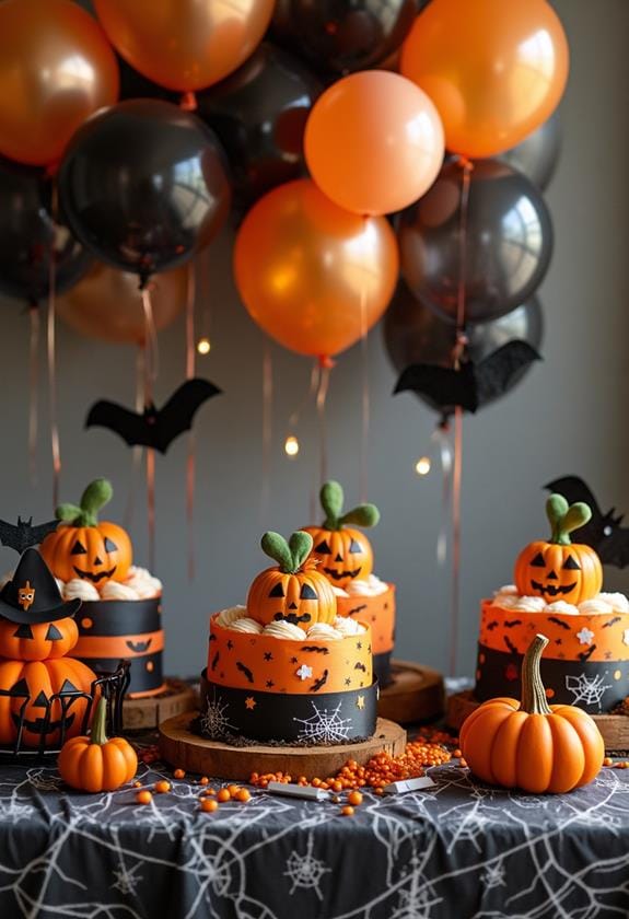 halloween baby shower decor