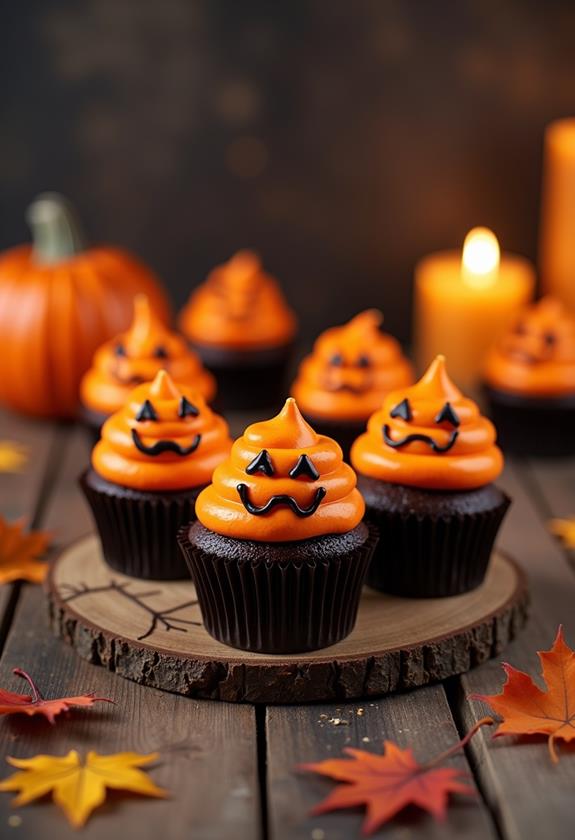 halloween themed cupcake decorations