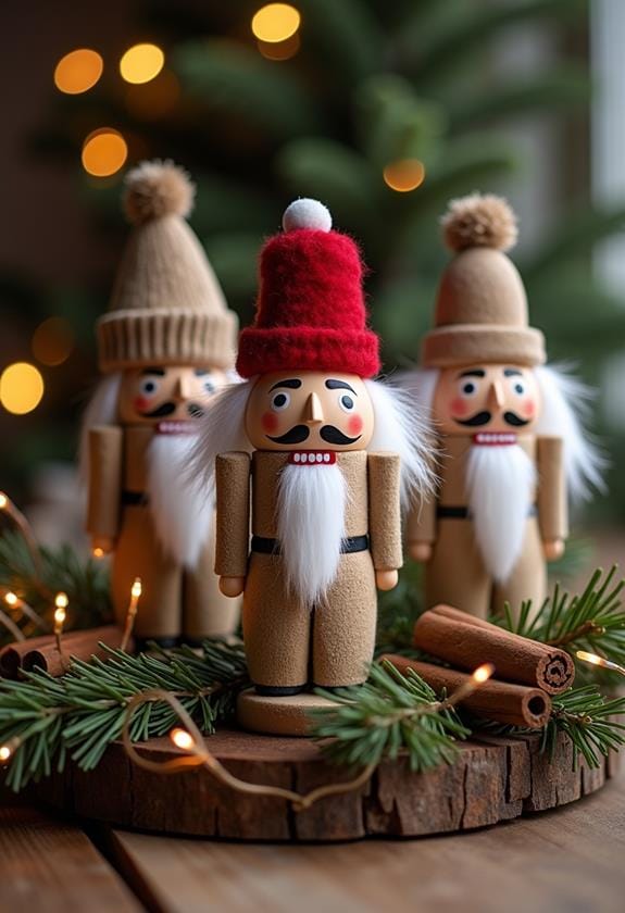 handmade nutcracker holiday decor