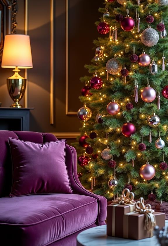 harmonize purple and contrasts
