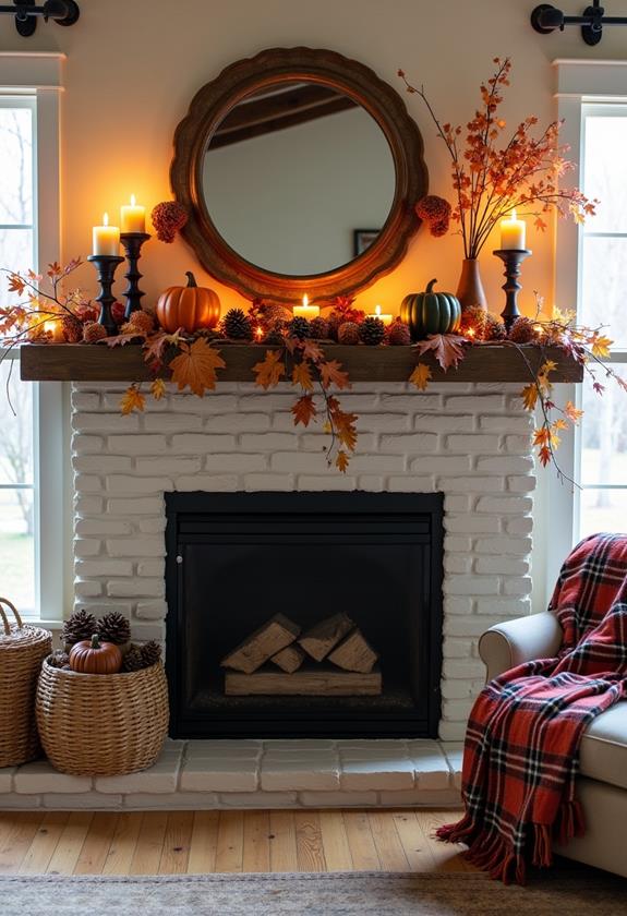 harvest themed fall decor showcase