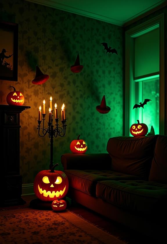 haunting illumination and decor