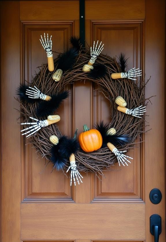 haunting rustic wreath design