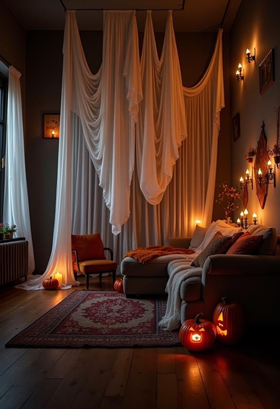 haunting textile wall art
