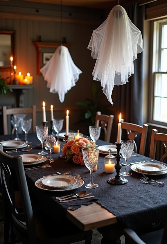 hauntingly elegant table decor
