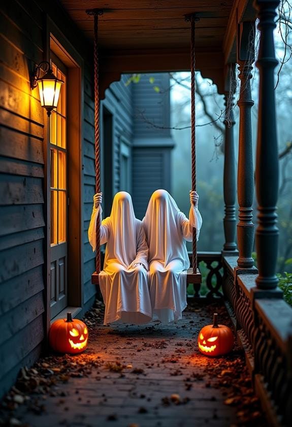 hauntingly serene outdoor scene