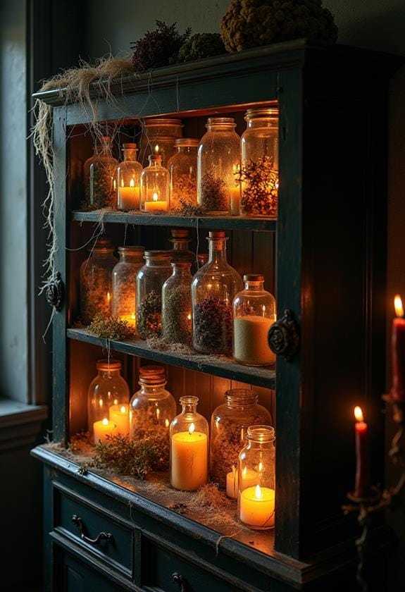 herbal and floral arrangements