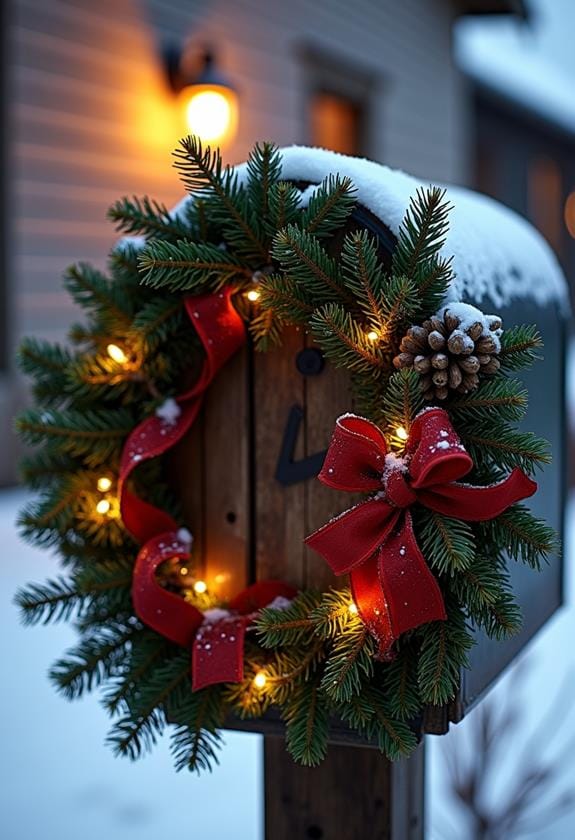 holiday decor mailbox accessory
