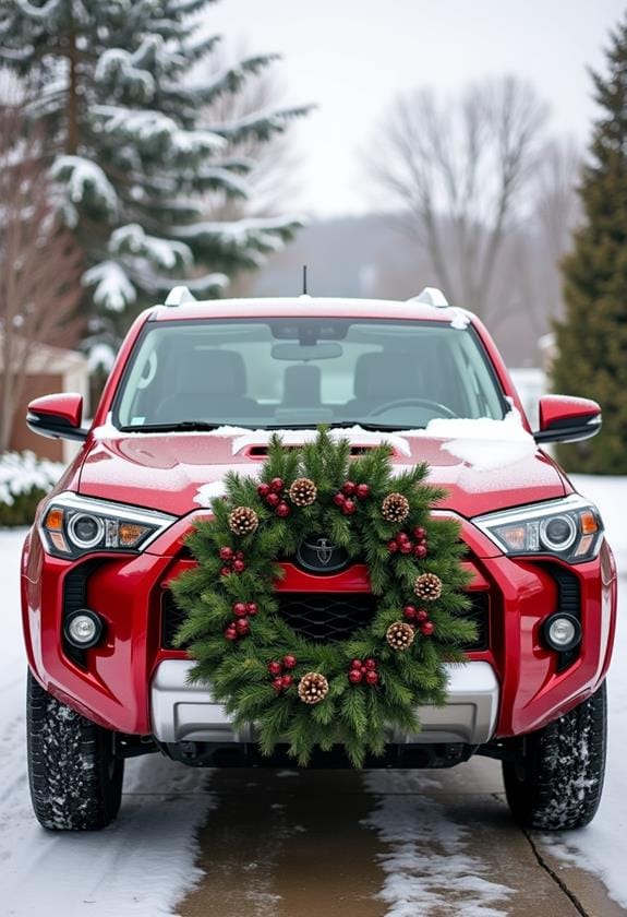 holiday decoration for grille