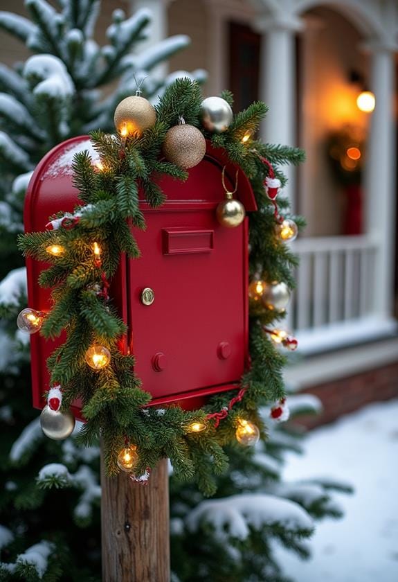 holiday mailbox decoration ideas