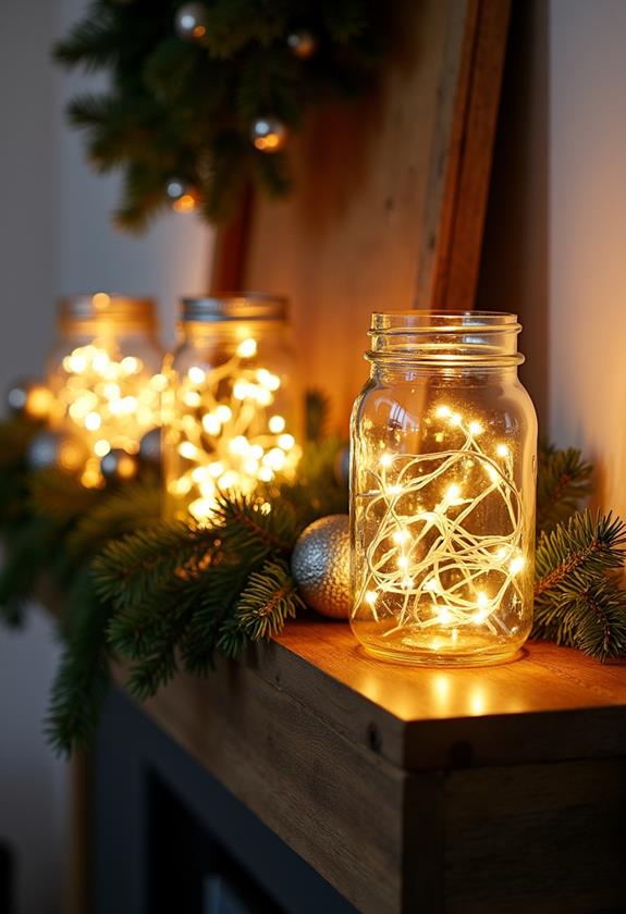 holiday mason jar lights