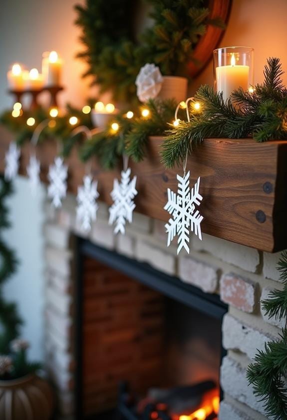 holiday snowflake decoration design