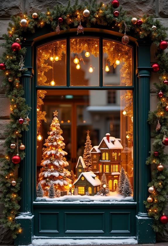 holiday window display inspiration