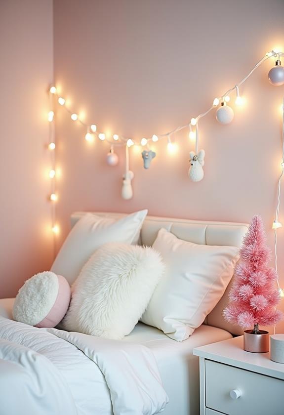 illuminated holiday decor showcase